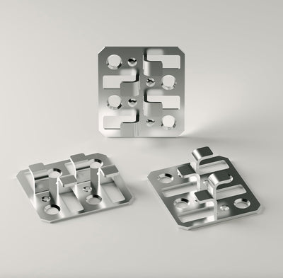 Clip per Decking a 4 Ganci in Metallo – Confezione 250 Pezzi